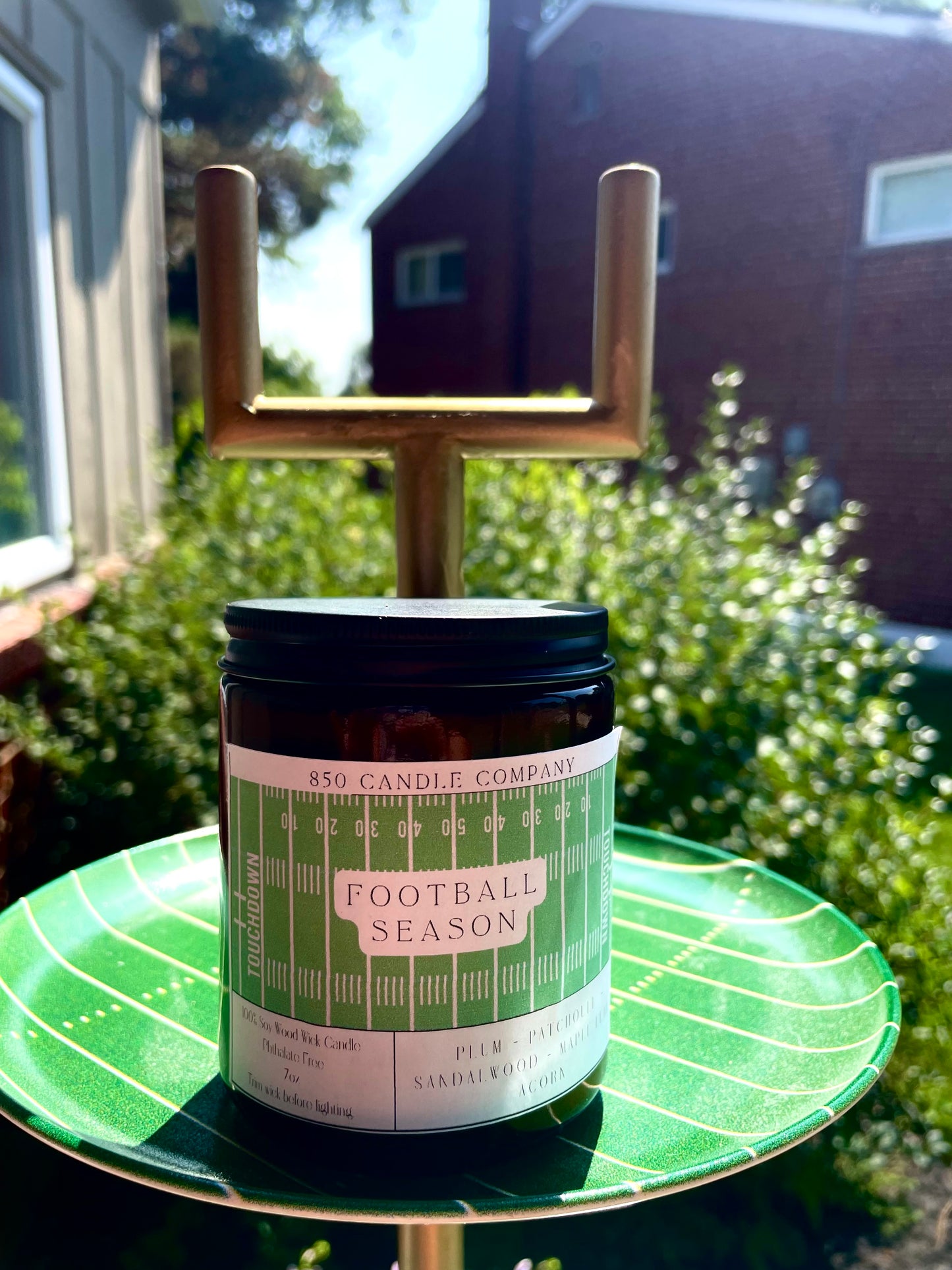 Football Season Soy Candle