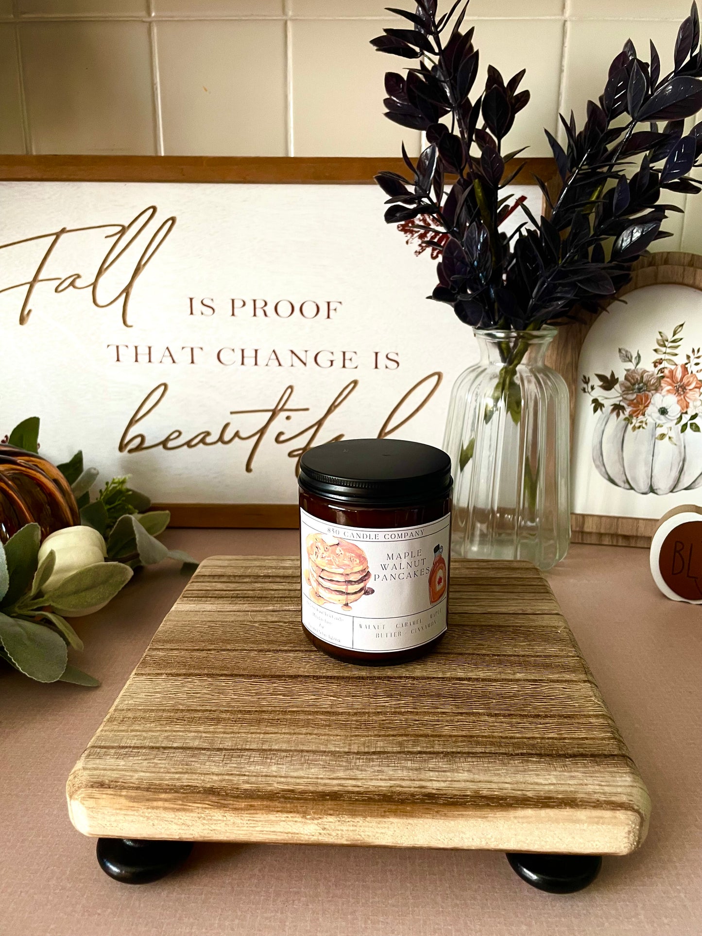 Maple Walnut Pancakes Soy Candle