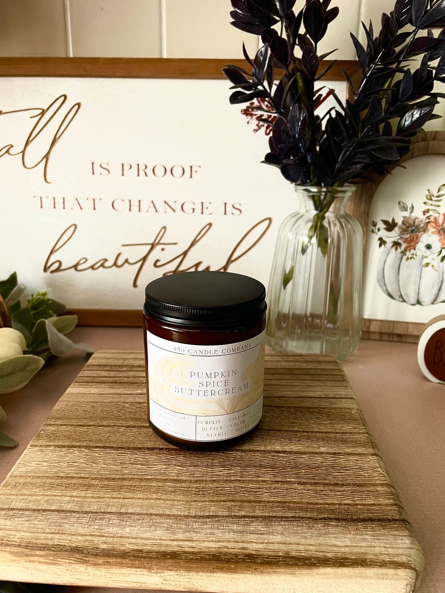 Pumpkin Spice Buttercream Soy Candle