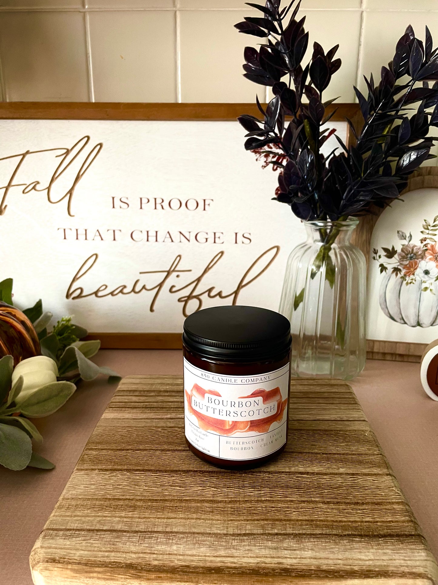 Bourbon Butterscotch Soy Candle