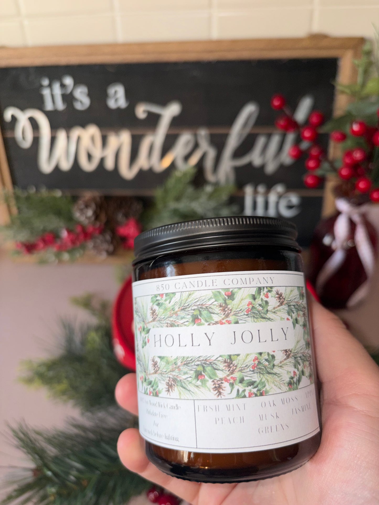 Holly Jolly Soy Candle